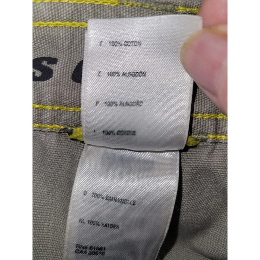 The North Face A5 Series Mens 38 Long Khaki Tan Cotton Canvas Cargo Pants  1319